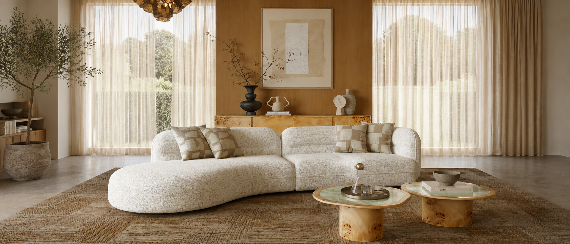 Layered home textiles styled for everyday comfort